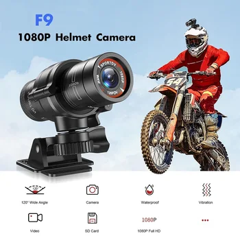 F9 Action WIFI Камера HD 1080P Велосипед Мотоциклетный шлем Видеокамера Спорт на открытом воздухе DV Видеорегистратор Аудиомагнитофон Видеорегистратор для велосипеда