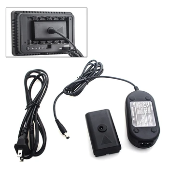 Адаптер Питания Переменного тока + Соединитель Фиктивного Аккумулятора F550 + Штекер США/Великобритании/AU/EU для Yongnuo NanGuang LED Light Monitor Адаптер Зарядного Устройства F570 F530