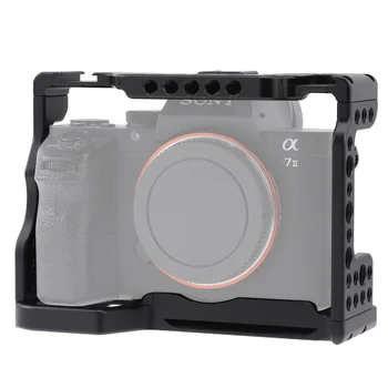 Клетка для камеры Sony A9 A7RIII A7III A7M3 Камеры Из алюминиевого Сплава Камера Клетка для Кролика Защитный Чехол для Sony A7R3/A9/A7M2