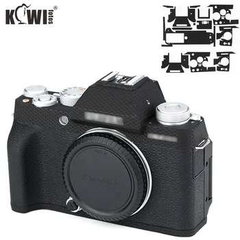 Наклейка на корпус камеры Kiwi с защитой от царапин, комплект защитной пленки для Fuji Fujifilm X-T200 XT200, Противоизносная защитная матрица, черная