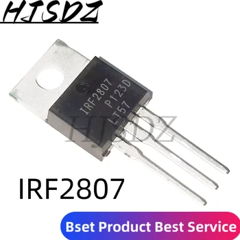 10 unids/лот 100% Настоящий Оригинальный транзистор nuevo IRF2807 IRF2807PBF MOSFET 75V 82A TO-220