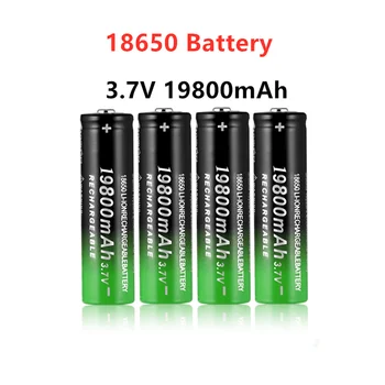 100% neue 18650 batterie 3,7V19800mAh wiederaufladbare liion batteriefüredtaschenlamp batterie18650batterieGroßhandel+ adegerät