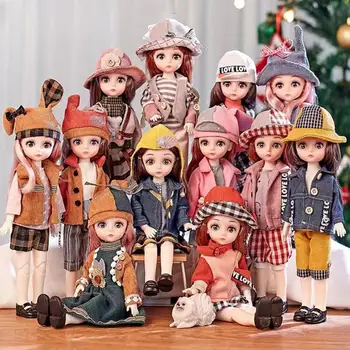 12 Кукол Constellation серии 1/6 BJD Кукла с шаровидными шарнирами, полный комплект с модной одеждой, Мягкий парик для тела для девочек, игрушки в подарок с коробкой