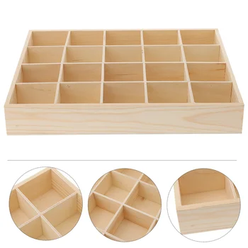 20 Отделений Ящики для хранения одежды Перегородка Бамбуковый ящик-органайзер для рабочего стола Miss