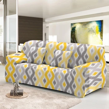2021 Новый геометрический эластичный чехол для дивана, костюм L-образной формы, комбинация на 1/2/3/4 места, универсальный эластичный угловой чехол-накладка