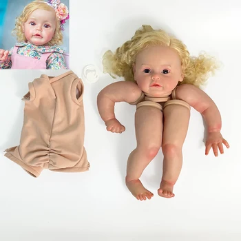 24-дюймовый размер готовой куклы-Реборна, уже раскрашенные комплекты Sue-sue Реалистичный ребенок с тканевым телом и волосами до корней рук Прямая доставка