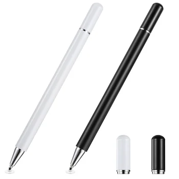 2шт Ручка Емкостный стилус Сенсорный стилус для планшета Сменные Наконечники Ручки чувствительный стилус для планшета