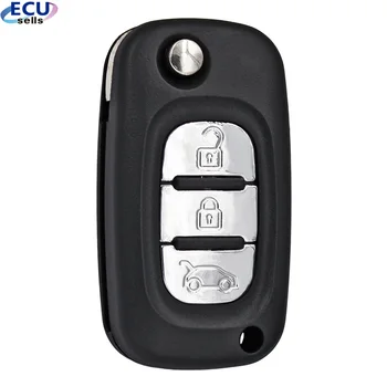 3 Кнопки Дистанционного Флип-Ключа Shell Case Fob Для Ключей Автомобиля Renault Clio Kangoo Modus Megane