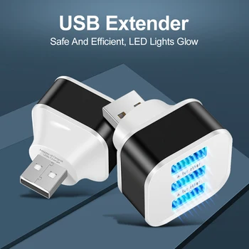 3-Портовый USB-Слот Hub Adapter Адаптер USB 3in1 2.0 С Несколькими Интерфейсными Входами USB Splitter Extender Аксессуары Для Автоэлектроники