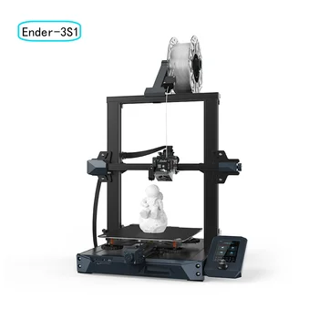 3D-принтер Creality Ender-3 S1 Прямой Двухступенчатый Экструдер С Двойной Осью Z 32-Битный Бесшумный Высокоточный CR Touch С Автоматическим Выравниванием кровати