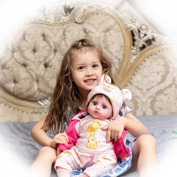 45 см Одеяло Игрушки Возрожденный Малыш Принцесса Девочка Кукла Очаровательная Реалистичная Кукла Baby Bonecas Bebe Reborn Menina Play House Game