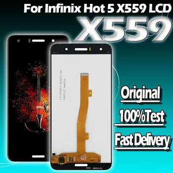 5,5 дюймов Оригинал Для Infinix Hot 5 X559 X559C X559F ЖК-дисплей С Сенсорным Экраном В Сборе Замена Для Infinix Hot5 ЖК-запчасти