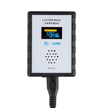 50/60 Гц 10 кГц-10 МГц Линейный Измеритель электромагнитных помех Сетевой анализатор шума Устройство для измерения электромагнитных помех OLED os12 Измерители уровня звука AC 85Vac - 250Vac