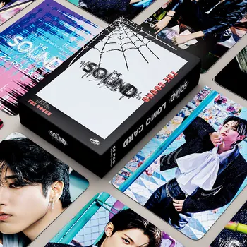 55 шт./компл. Stray Kids 2023 Новый Альбом THE SUON High Definition LOMO Card Подарочная Коллекция Поздравительных Открыток Bangchan Lee Know Felix