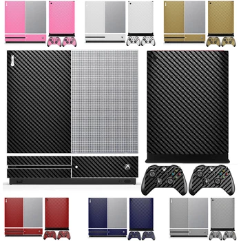 7 Цветов защитной виниловой наклейки из углеродного волокна для Microsoft Xbox One S и 2 наклейки для скинов контроллера