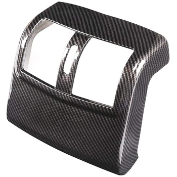 ABS Карбоновое волокно Задняя Крышка вентиляционного отверстия для кондиционера, Наклейка, Аксессуары для W212 E-Class
