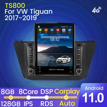 Android для Volkswagen VW Tiguan 2 Mk 2016 2017 2018 2019 Автомобильный стерео радио Мультимедийный видеоплеер 2Din Carplay Аудио головного устройства