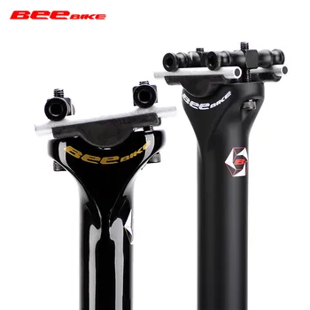 BEE Bike Carbon MTB Подседельный Штырь Для Горного Велосипеда 27,2/31,6 мм Ультралегкий Глянцевый /Матовый Подседельный Штырь Для Дорожного Велосипеда