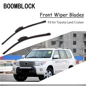 BOOMBLOCK 2 шт. автомобильные аксессуары резина для ветрового стекла Оригинальные щетки стеклоочистителя для Toyota Land Cruiser 2015 2014 2013-2002