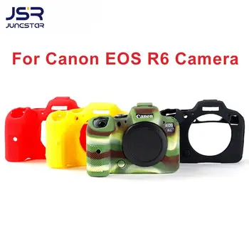 Canon EOS R6 Силиконовый Чехол Сумка Защитная Рамка для Корпуса Canon EOS R6 EOSR6 Беззеркальная Камера