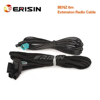 Erisin BZ6M Универсальный 6-Метровый Удлинитель Радио и Питания Для Автомобильных Стереосистем BENZ E/G/CL/CLS/S Класса w211 w463 w219 w215 w220