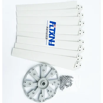 FLTXNY Power 370 мм Лопасти ветряной турбины для горизонтального ветрогенератора, нейлоновые лопасти, лезвия DIY для ветрогенератора