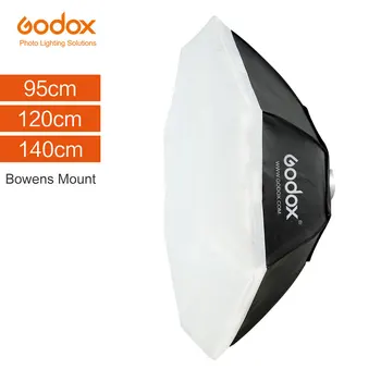 Godox 95см 120см 140см Восьмиугольный Софтбокс Вспышка Speedlite Студийный Софтбокс Для Фотосъемки с креплением Bowens MS200 MS300 SK400II QT600II