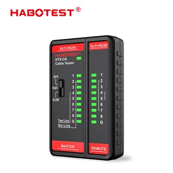 HABOTEST RJ11 Измеритель Выравнивания RJ45 Master И Remote Set для Сетевого Кабельного Тестера UTP LAN Cable Finder
