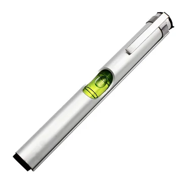 HACCURY Mini Pen Level Пузырьковый спиртовой уровень с магнитной отверткой