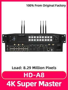 HD-A8 с полноцветной синасинхронией и асинхронным видео, светодиодный дисплей, системный блок управления, поддержка аудиовыхода
