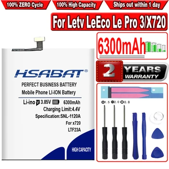 HSABAT LTF23A 6300 мАч Батарея для Letv LeEco Le Pro 3 Pro3 Он Же ZL1 ZL0 X720 X721 X722 X725 X726 X727 X728 LEX720 LEX727 LEX728