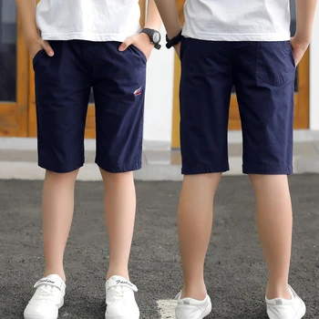 IENENS Летние детские Джинсы для маленьких мальчиков Хлопчатобумажные Шорты и брюки с эластичной резинкой на талии Короткие брюки Повседневная одежда для мальчиков Брюки