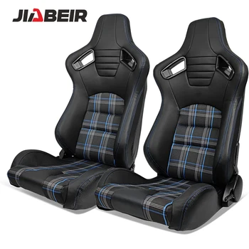 JIABEIR 1053F Blue Series, регулируемая автомобильная спортивная игровая станция, сиденья для гонок из ПВХ, кожи, ткани, Sim-карты
