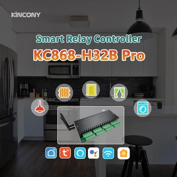 KC868-H32B Pro Ethernet Wifi ESP32 Tuya Relay Умный контроллер домашней автоматизации DIY Google Alexa Homekit