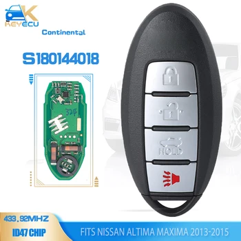 KEYECU S180144018 Умный Дистанционный Брелок 433,92 МГц ID47 Без Ключа для Nissan Altima Maxima 2013 2014 2015