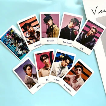 Kpop Idol 9 шт./компл. Lomo Card Stray Kids Альбом Звуковых Открыток Новая Коллекция Подарков Для поклонников Фотопечати