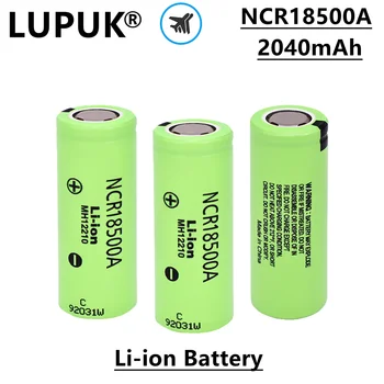 LUPUK - Новая высококачественная литий-ионная аккумуляторная батарея 18500A, 3,7 В, 2040 мАч, используемая в медицинском оборудовании, фонарях и т. Д