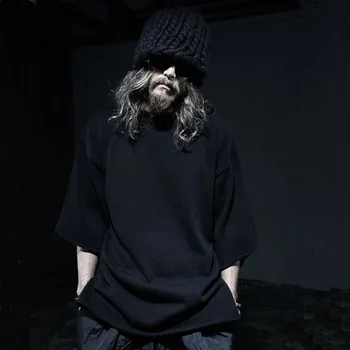 MRMT 2023, Новый мужской свободный модный тренд с длинным рукавом, Корейская версия нестандартного пуловера-свитера