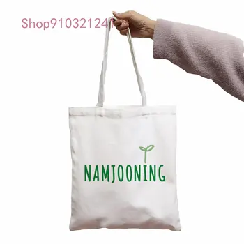 Namjuning Bag Harajuku Kawaii С буквенным принтом, Женская сумка-шоппер, женская модная сумка-шоппер, сумки на плечо, сумка-тоут, прямая поставка