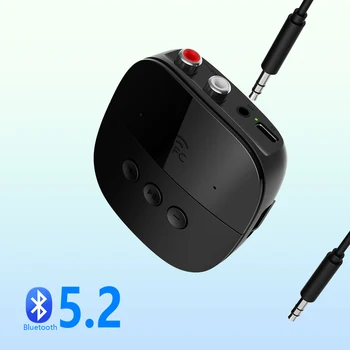 NFC Bluetooth Приемник U Диск TF Карта BT 5.2 5.0 RCA 3,5 мм Разъем AUX Стерео Музыка Беспроводной аудиоадаптер и микрофон для автомобильного динамика