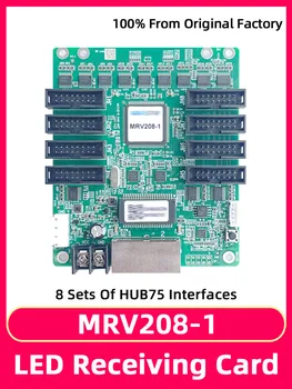 Novastar MRV208-1 Полноцветный Большой Светодиодный Видеоэкран, Принимающая Карта, Кассета, 8 Портов HUB75E, Интерфейс 256x256 Пикселей, Контроллер