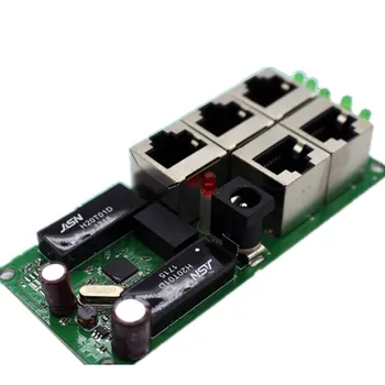 OEM высококачественный мини-модуль с 5-портовым коммутатором по низкой цене, печатная плата компании-производителя, 5-портовый модуль сетевых коммутаторов Ethernet