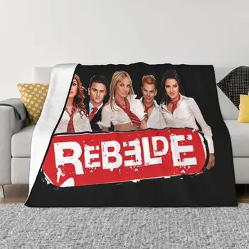 Rebelde Крутое одеяло для телевизора Фланелевый Текстильный декор Мексиканские портативные Супер Теплые пледы для путешествий на диване Плюшевое тонкое одеяло
