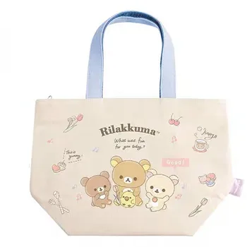Rilakkuma Изолированные Сумки для Ланча для Женщин Девочек Детская Школьная Сумка Sumikko Gurashi Kawaii Cute Cooler Bag Picnic Lunch Box Сумка Для Еды