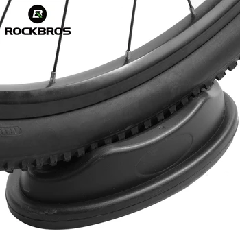 ROCKBROS Велосипедная подставка для переднего колеса, усилительное устройство, тренажер для верховой езды, подставка для колеса дорожного велосипеда, аксессуары для велосипедов