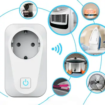 S02 Smart Plug Многофункциональная Огнестойкая Интеллектуальная Настенная Вилка Wi-Fi ABS Mini-Удлинитель Розетки для домашнего использования