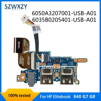 SZWXZY Для ноутбука HP Elitebook 840 G7 G8 USB Аудио Кабель платы 6035B0205401-USB-A01 6050A3207001-USB-A01 M07207-001