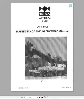 Terex PPM Crane Full Collection PDF Manual DVD