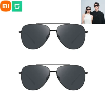 Xiaomi Mijia Нейлоновые поляризованные солнцезащитные очки с защитой от масляных пятен/отпечатков пальцев, блокирующие УЛЬТРАФИОЛЕТОВОЕ излучение, Портативные солнцезащитные очки для пилотов для Drive Camp