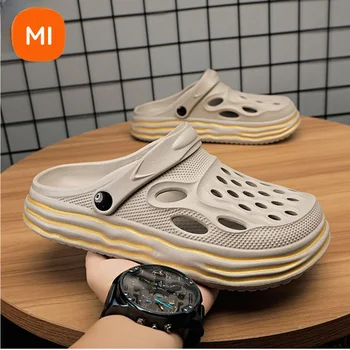 Xiaomi Youpin Летняя Дизайнерская Обувь Мужские Тапочки для Дома в Помещении для Мужчин Обувь Мускульная Форма EVA Мягкая Подошва Нескользящая 35-45 Дизайнерская